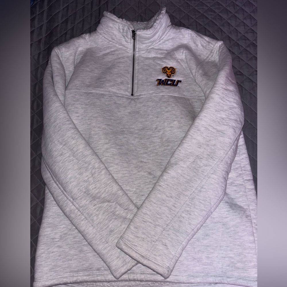 West Chester University fuzzy quarter zip